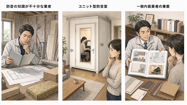 防音室リフォームで失敗しないために・業者選びで絶対に確認すべきポイント【チェックリスト付き