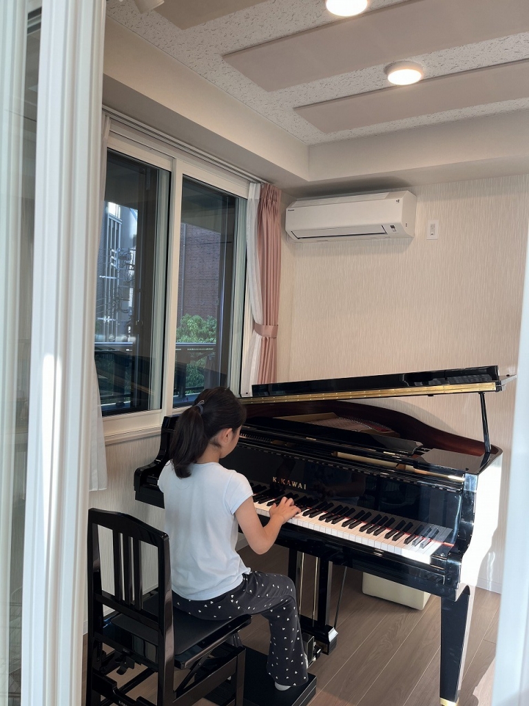 マンションにピアノ室を防音改修工事