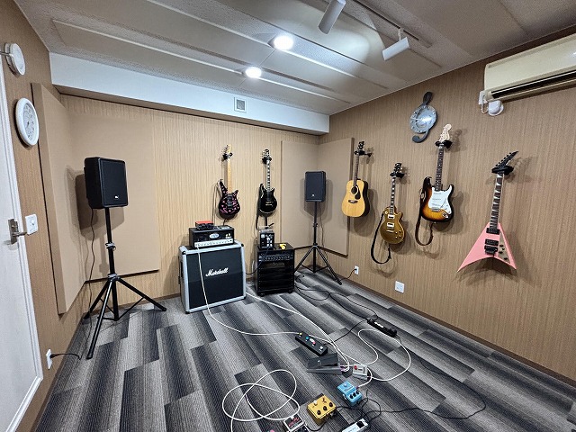 戸建住宅にエレキギター室を防音改修工事