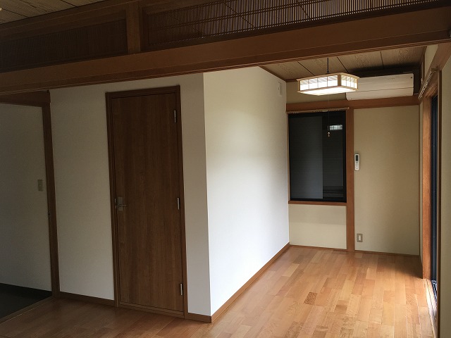 完成しました。
お部屋の一部が防音室に変わりました。