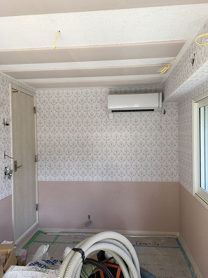 戸建住宅にピアノ室を新築ジョイント工事