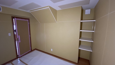 戸建住宅にピアノ室をリフォームジョイント工事