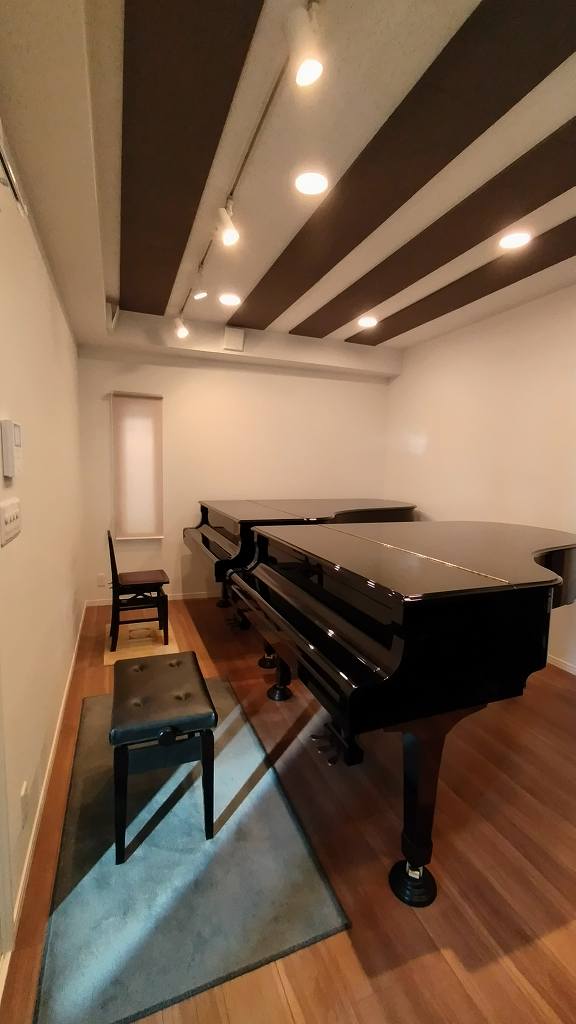 戸建住宅にピアノ室を新築工事