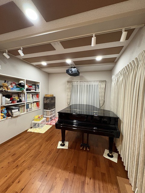 戸建住宅に音楽室を防音改修工事