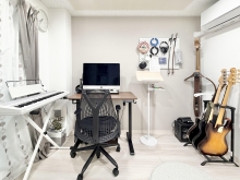 完成です！
防音室を楽しんで使っていただいているようでうれしく思います。