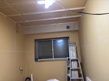 防音室ができあがってきました。