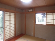 改修前のお部屋です。
和室から洋室へ大変身します！