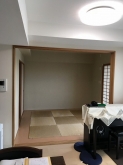 改修前のお部屋です。リビング続きの和室です。