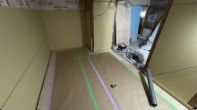 浮き床を施工しました。
