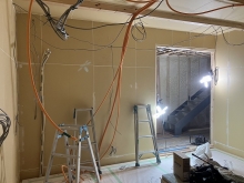 躯体の遮音補強完了です。