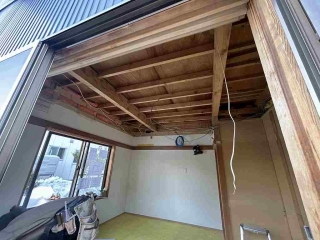 北海道　 札幌市　戸建住宅　ピアノ室リフォームジョイント工事