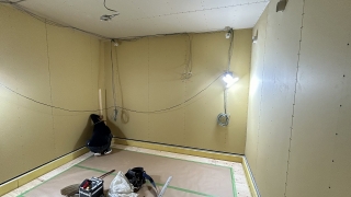 愛知県　 刈谷市　戸建住宅　ドラム室新築ジョイント工事