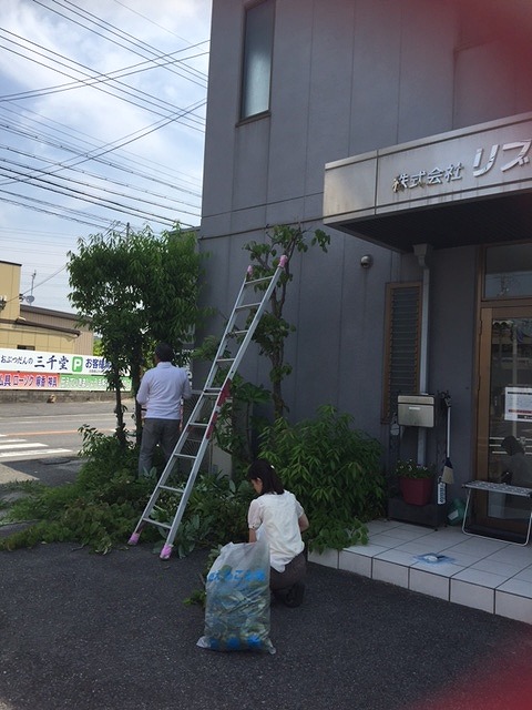 音楽教室の清掃日でした。