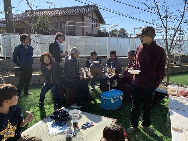 職人さんとも飲んで食べて、たくさんお話をしました。